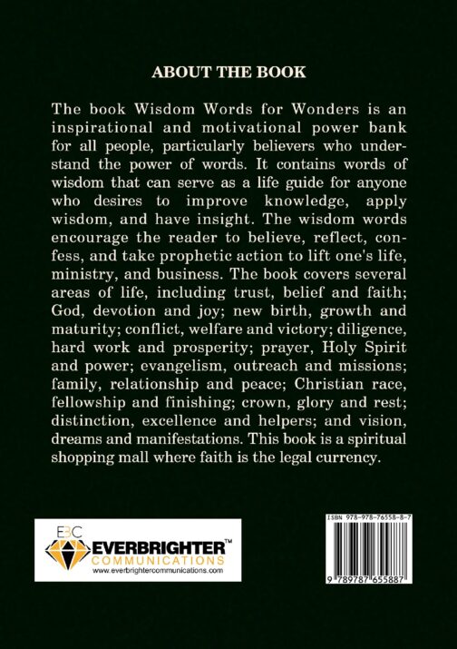 Wisdom Words for Wonders By Peter Maduoma - Image 2