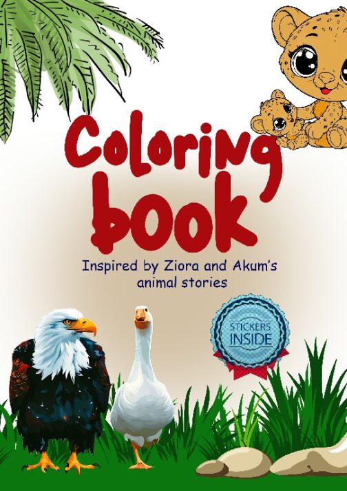 Animal Stories Coloring Book